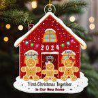 First Time In Our New Home - Personalized Custom Acrylic Ornament