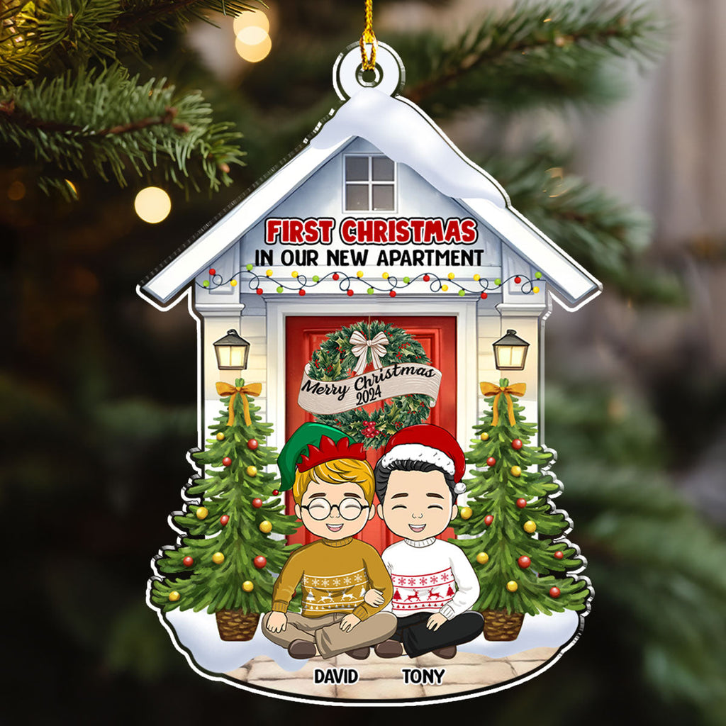 First Christmas In Our New Home - Personalized Custom Acrylic Ornament