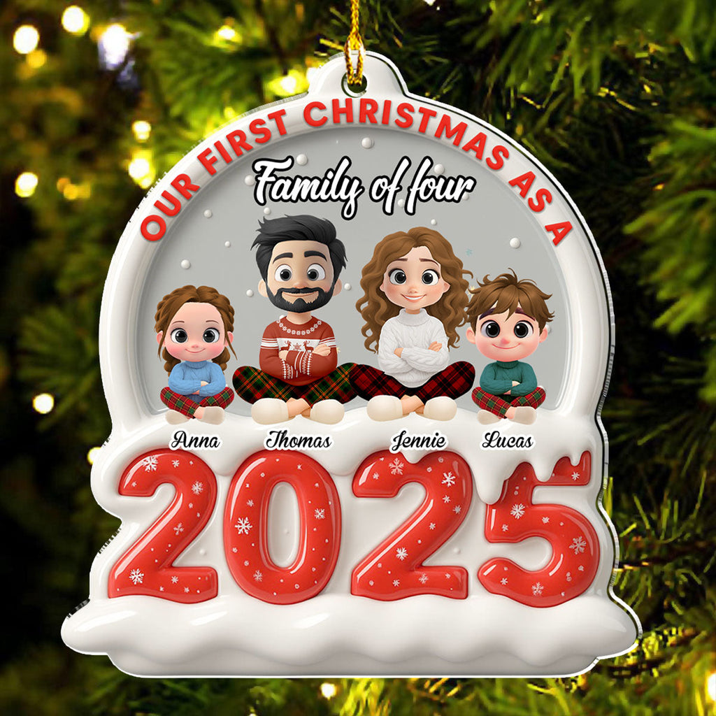 2025 First Christmas - Personalized Custom Acrylic Ornament