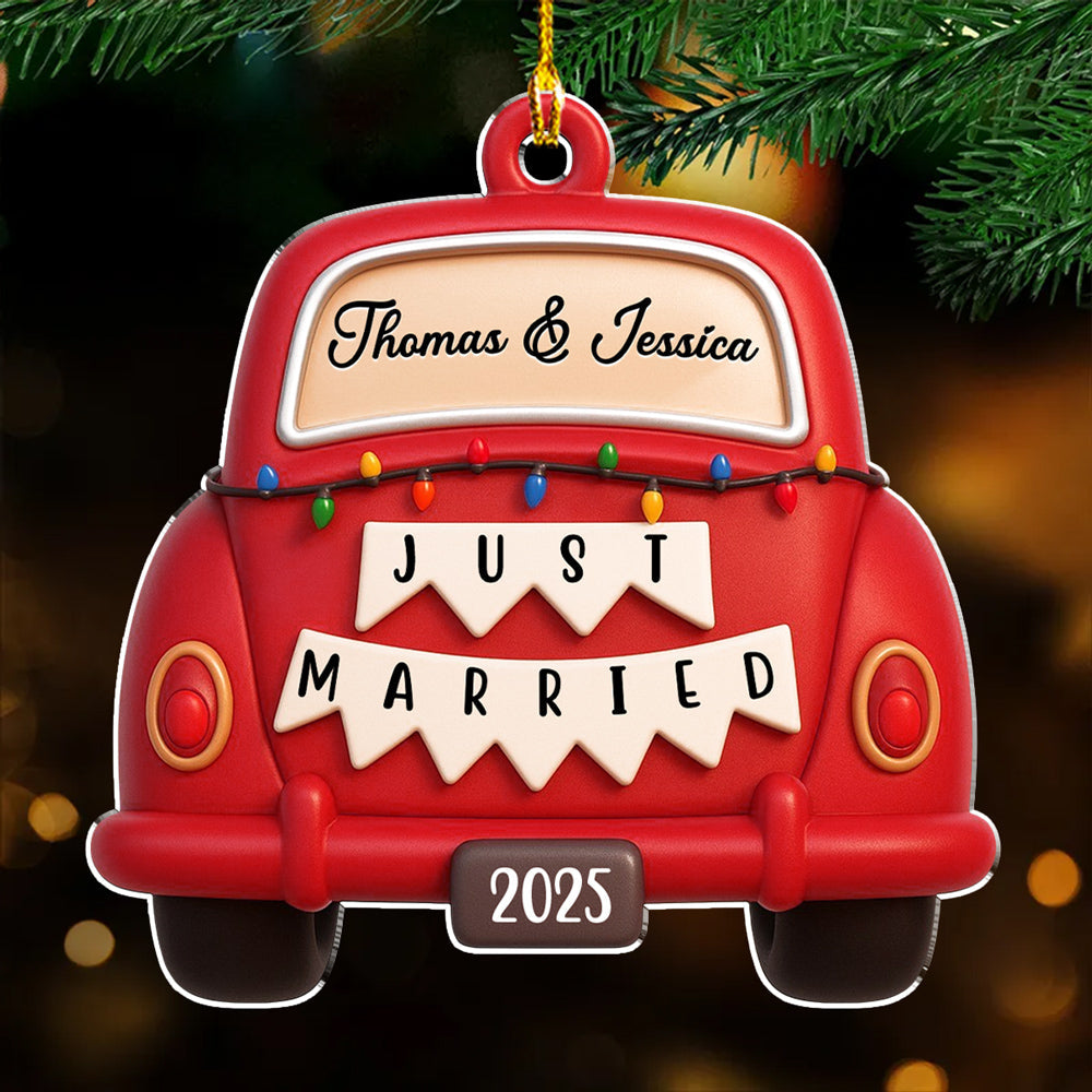 Marry Me - Personalized Custom Acrylic Ornament