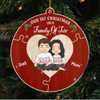 Together We Make A Family - Personalized Custom Acrylic Ornament