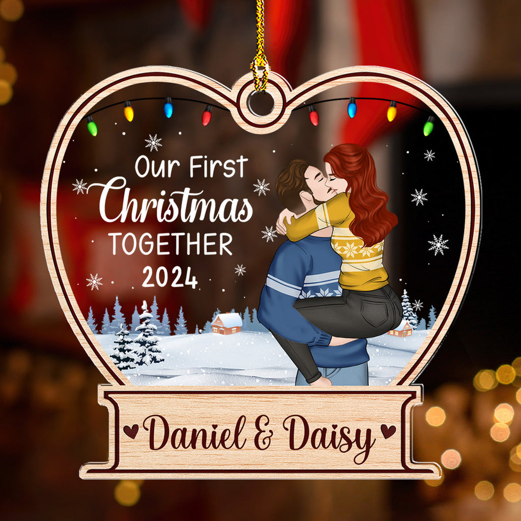 First Christmas Together - Personalized Custom Acrylic Ornament