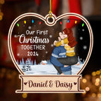 First Christmas Together - Personalized Custom Acrylic Ornament