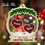 Our First Christmas Together - Personalized Custom Acrylic Shaker Ornament