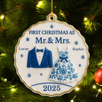 First Christmas With You - Personalized Custom Acrylic Ornament