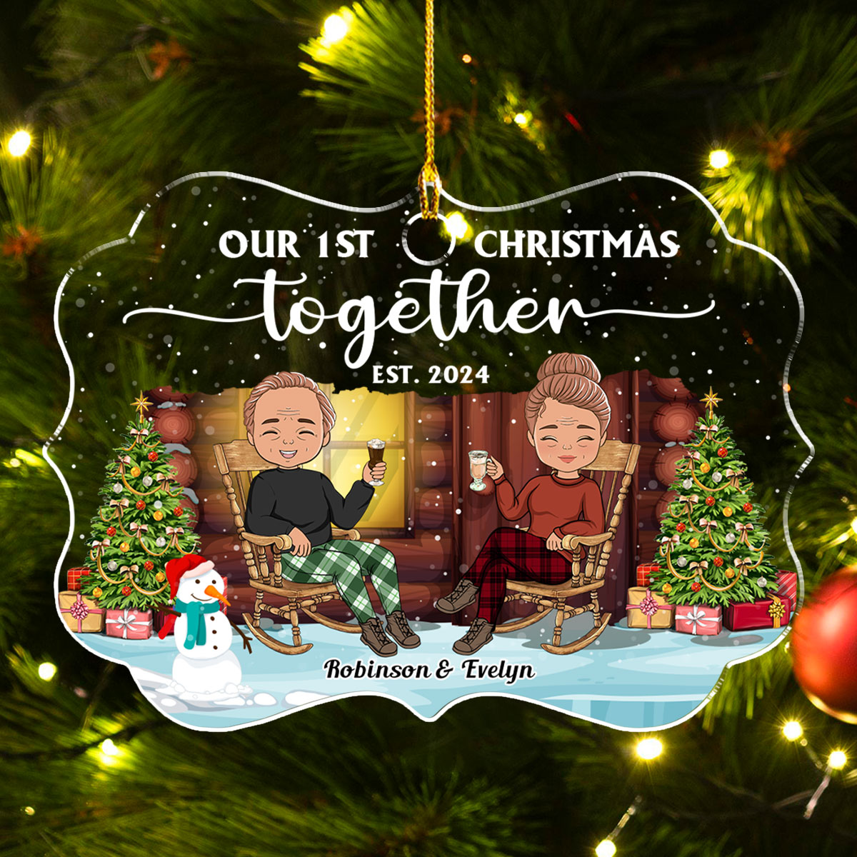Our First - Personalized Custom Acrylic Ornament