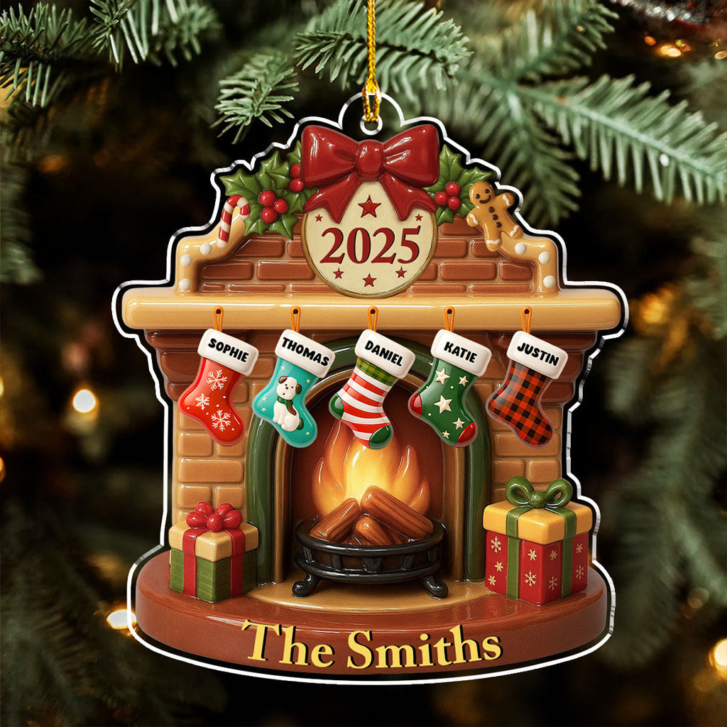 Let It Snow - Personalized Custom Acrylic Ornament