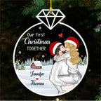 Our First Christmas Together - Personalized Custom Acrylic Ornament