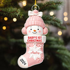 First Christmas - Personalized Custom Acrylic Ornament