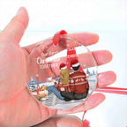 Our First Year - Personalized Custom Glass Ornament