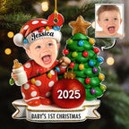 Red Dot Holiday Ver 2 - Personalized Custom Acrylic Ornament