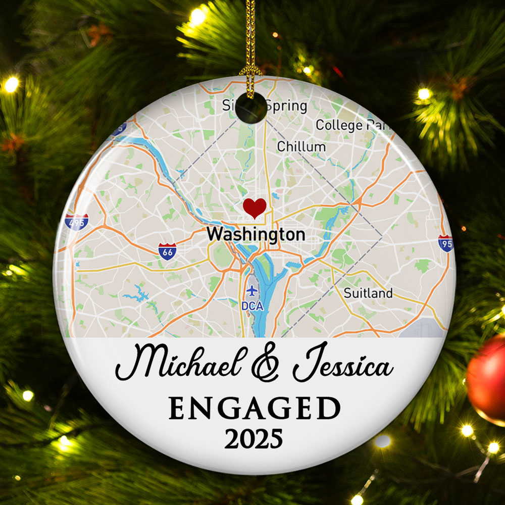 First Year - Personalized Custom Ceramic Ornament