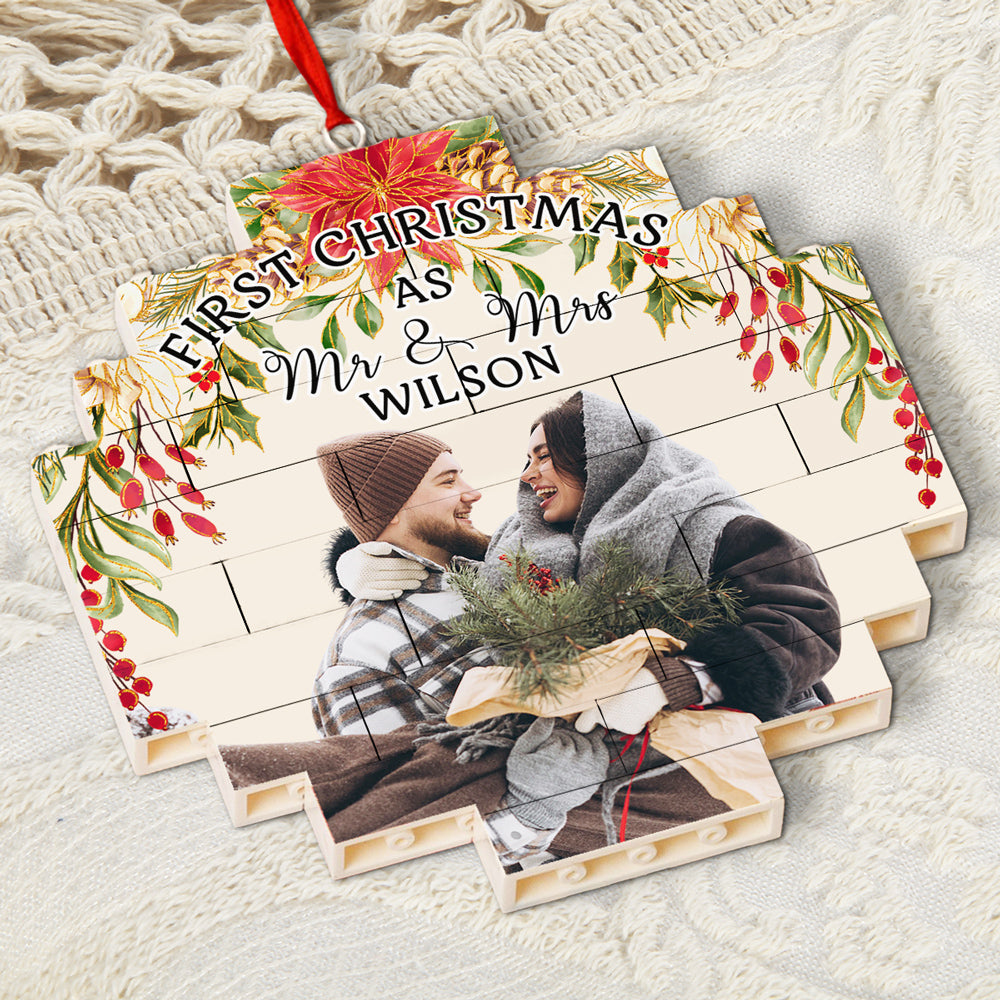 First Christmas - Personalized Custom Puzzle Ornament