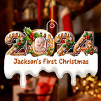 Baby First Christmas - Personalized Custom Acrylic Ornament
