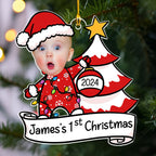 Baby 1st Christmas - Personalized Custom Acrylic Ornament