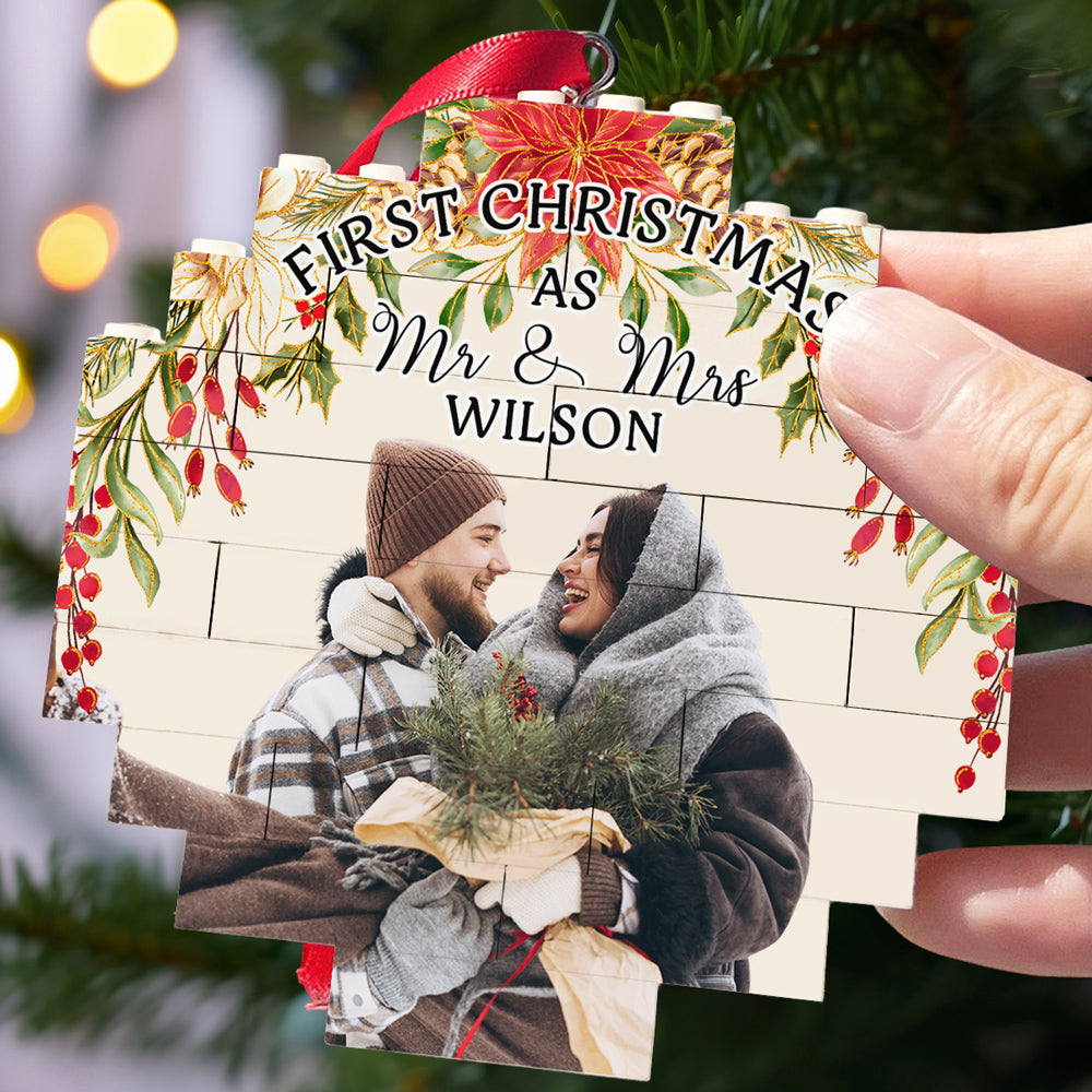 First Christmas - Personalized Custom Puzzle Ornament