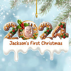 Baby First Christmas - Personalized Custom Acrylic Ornament