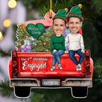 Couple Photo 1st Christmas - Personalized Custom Acrylic Ornament