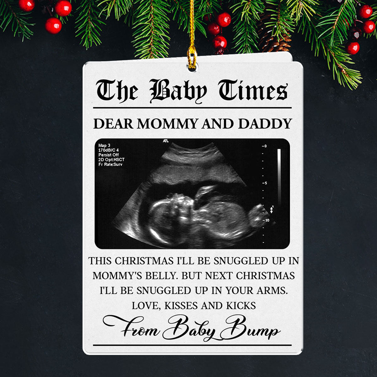 The Baby Times - Personalized Custom Acrylic Ornament