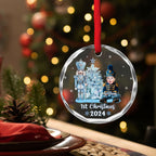 Custom Photo 1st Christmas - Personalized Custom Glass Ornament