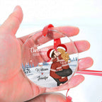 Our First Christmas Together - Personalized Custom Glass Ornament