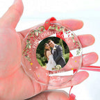 First Time - Personalized Custom Glass Ornament