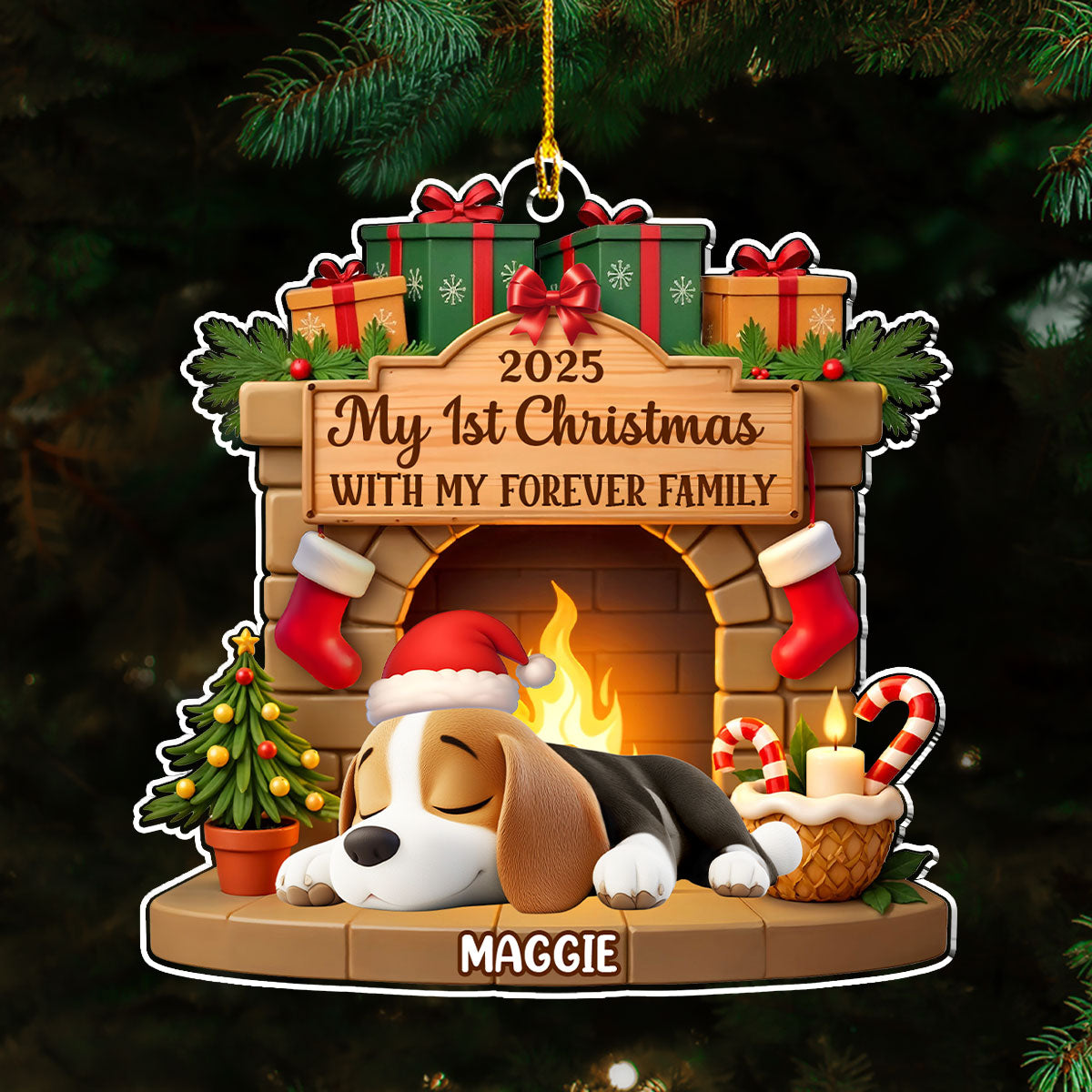 My Forever Home - Personalized Custom Acrylic Ornament