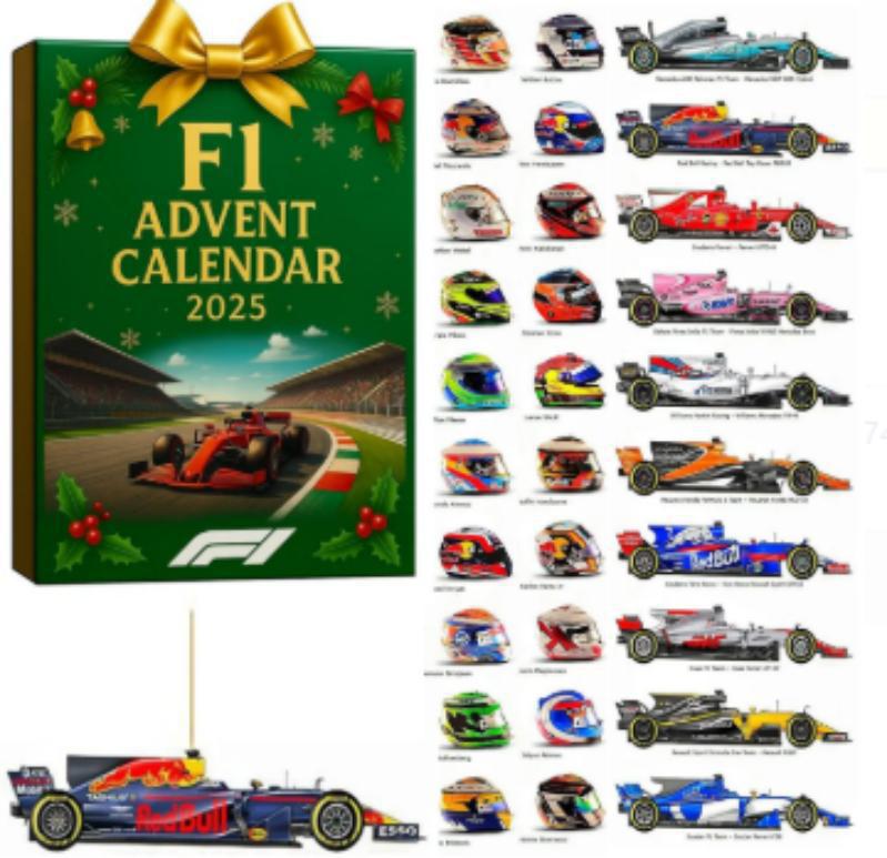 Christmas 2025 Advent Calendar Blind Box 🎁, F1 Racing Car