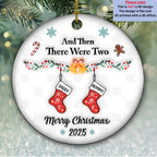 There Were Four - Personalized Custom 3D Inflated Effect Ceramic Ornament