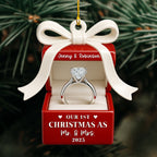 First Christmas Couple - Personalized Custom Acrylic Ornament