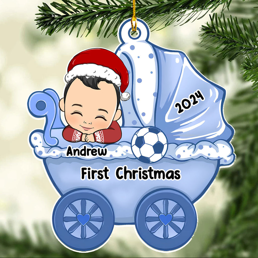 Baby Carriage - Personalized Custom Acrylic Ornament