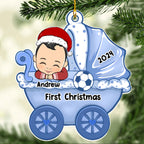 Baby Carriage - Personalized Custom Acrylic Ornament