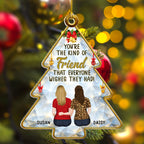 Our Friendship Story - Personalized Custom Acrylic Ornament