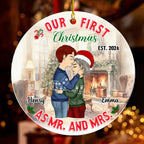 Mr And Mrs - Personalized Custom Acrylic Ornament