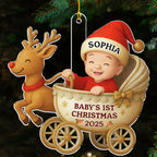 Tiny Blessing First Christmas - Personalized Custom Acrylic Ornament