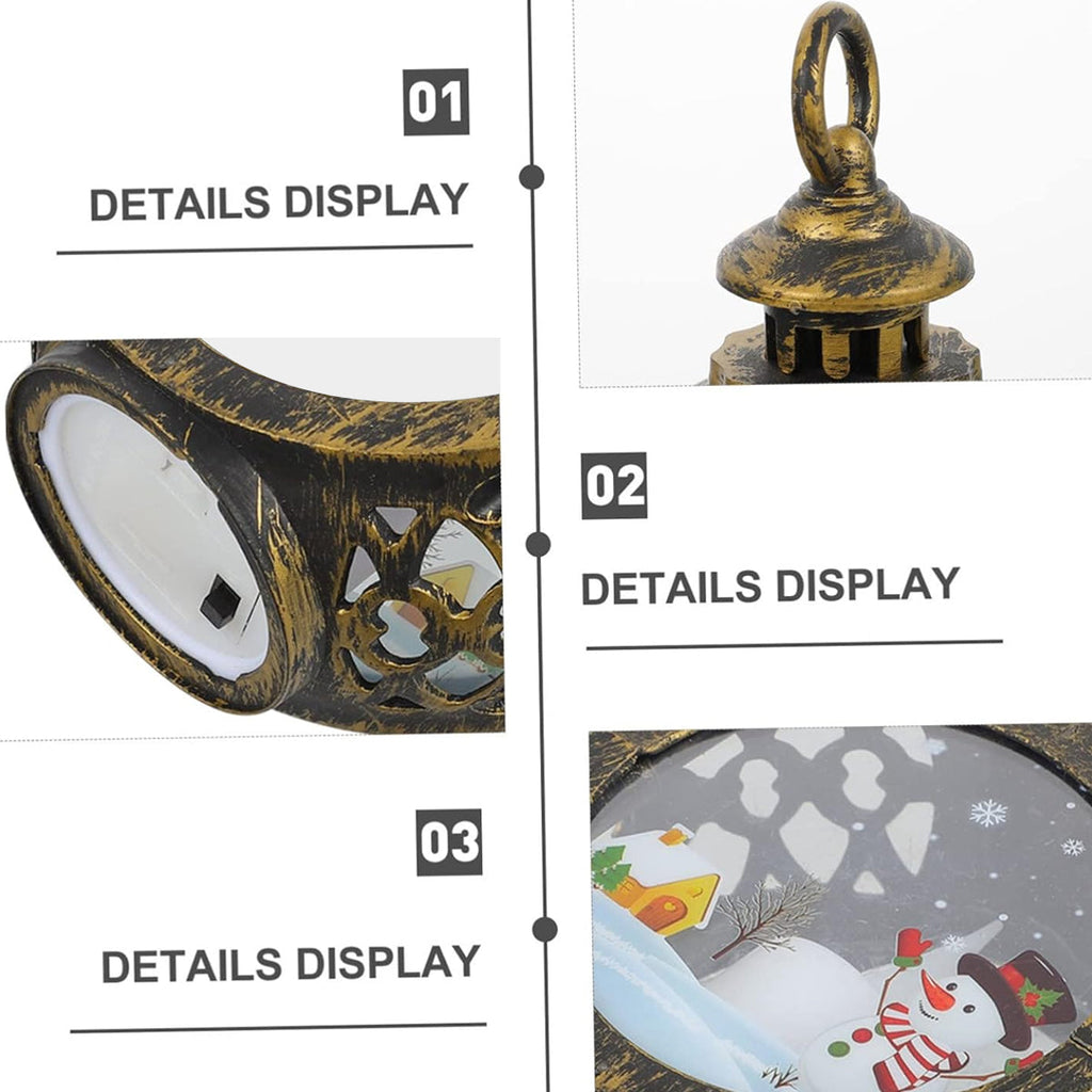 Family Of Three - Personalized Custom Christmas Lantern