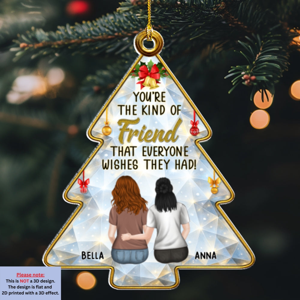 Our Friendship Story - Personalized Custom Acrylic Ornament