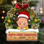 Baby First Christmas - Personalized Custom Acrylic Ornament