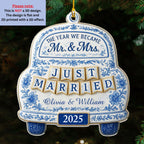 Our Wedding -  Personalized Custom Acrylic Ornament