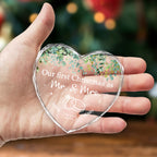 Our Wedding - Personalized Custom Glass Ornament
