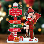Together Since First Christmas - Personalized Custom Acrylic Ornament