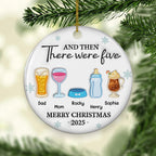 And Then There Were Four - Personalized Custom 3D Inflated Effect Ceramic Ornament