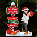 Together Since First Christmas - Personalized Custom Acrylic Ornament