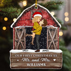 Our First Our Last - Personalized Custom Acrylic Ornament