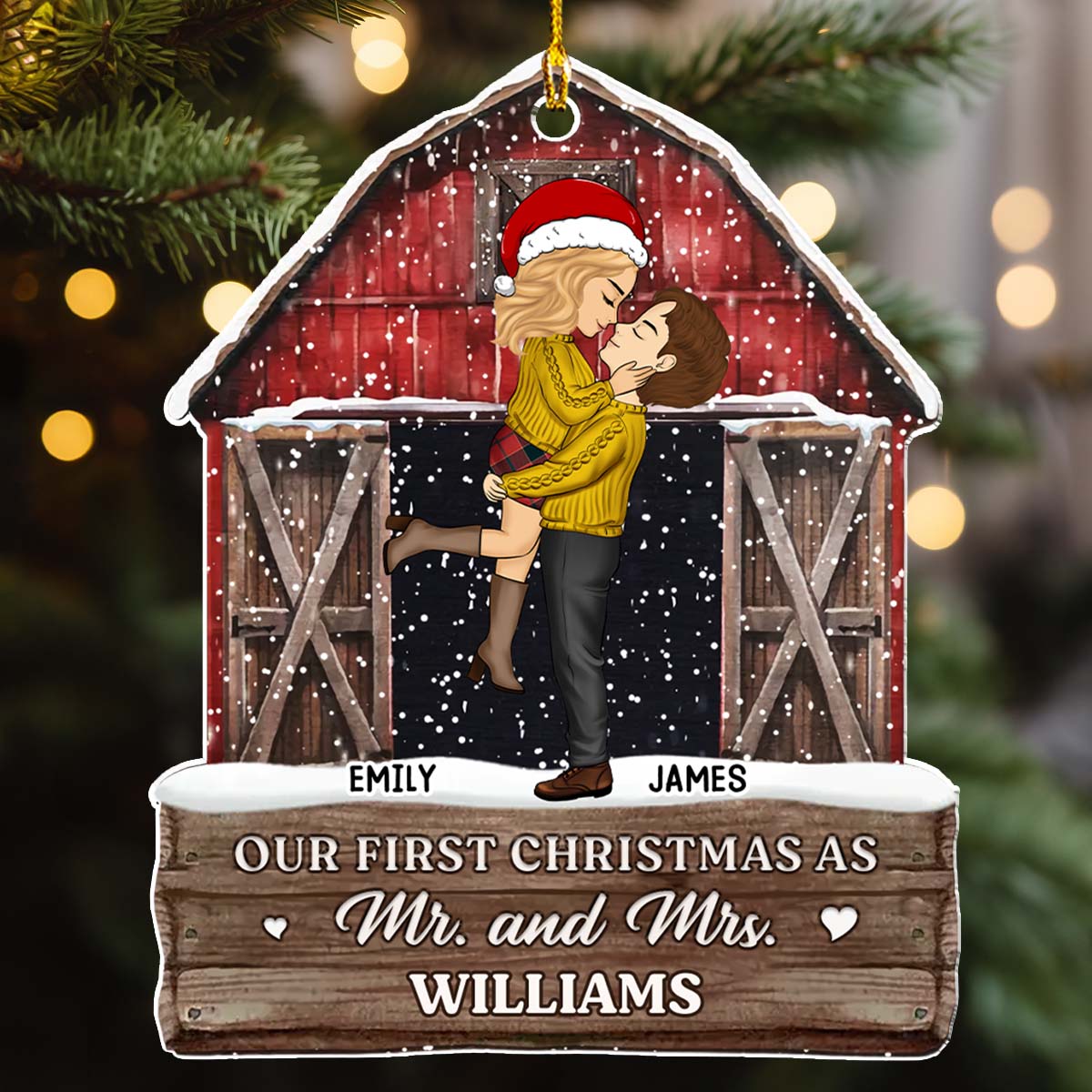 Our First Our Last - Personalized Custom Acrylic Ornament