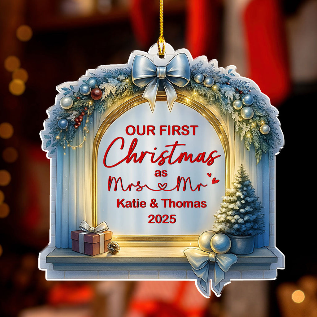 First Christmas - Personalized Custom Acrylic Ornament