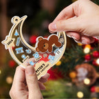 Lovely Baby Christmas - Personalized Custom Acrylic Shaker Ornament