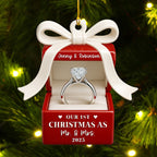 First Christmas Couple - Personalized Custom Acrylic Ornament
