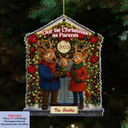 1st Christmas As Parent - Personalized Custom Acrylic Ornament