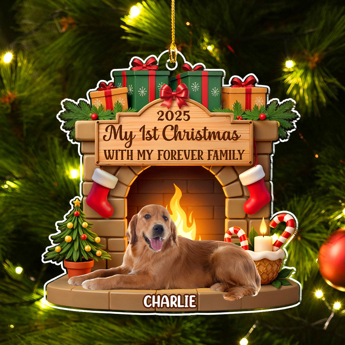 My Forever Home Photo - Personalized Custom Acrylic Ornament